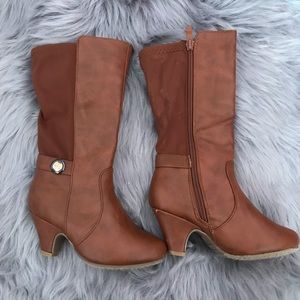 Girl heel boots